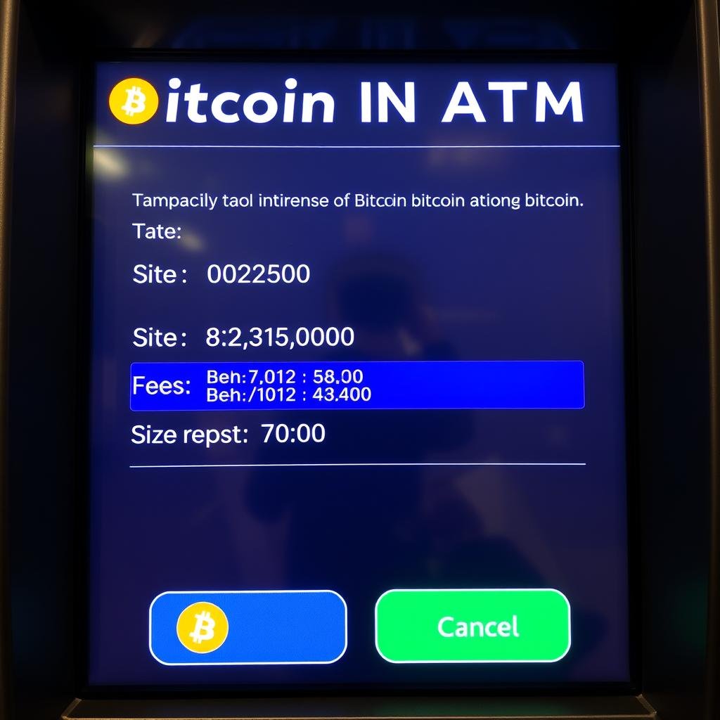 Step 4: Confirm transaction details on non-KYC ATM screen